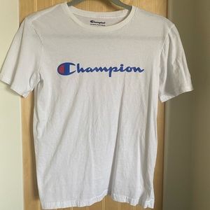 champion white T-shirt (Large)